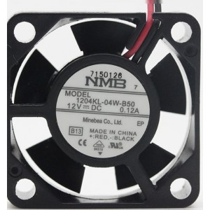 NMB 1204KL-04W-B50 12V 0.12A 2wires Cooling Fan