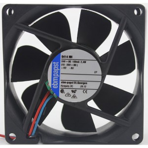 Ebmpapst 8414NH 24V 100mA 2.4W 2wires Cooling Fan - NEW