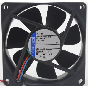 Ebmpapst 8414NH 24V 100mA 2.4W 2wires Cooling Fan - Original New