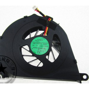 ADDA AB7705HX-GB3 5V 0.5A 3wires Cooling Fan