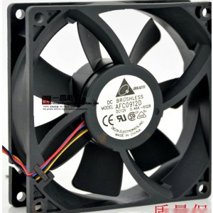 DELTA AFC0912D-6S28 12V 0.46A 4wires Cooling Fan
