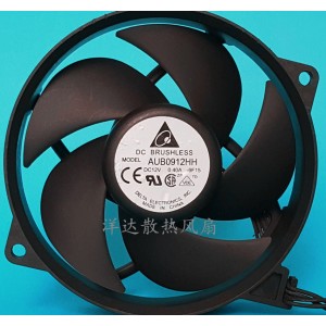 DELTA AUB0912HH 12V 0.40A 3wires cooling fan