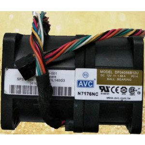 AVC DF04056B12U 12V 1.88A 8wires Cooling Fan