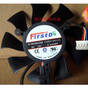 Y.S TECH FD8015H12S 12V 0.32A 4wires Cooling Fan