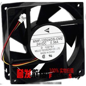 Mitsubishi MMF-12D24DS-CM2 24V 0.36A 3wires cooling fan