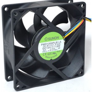 SUNON PMD1209PLB1-A 12V 7.8W 4wires Cooling Fan