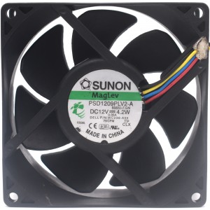 SUNON PSD1209PLV2-A 12V 4.2W 4wires Cooling Fan