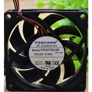 FOXCONN PVA070E12N 12V 0.45A 4wires cooling fan