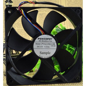 FOXCONN PVA120G12R 12V 0.24A 4wires cooling fan
