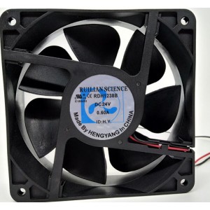 Ruilian RDH1238B 24V 0.40A 2wires cooling fan