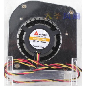ASUS YD124515MB 12V 0.15A 3wires Cooling Fan