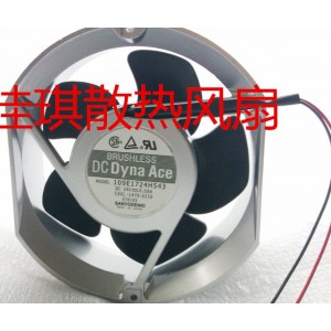 SANYO 109E1724H543 24V 0.58A 2 wires Cooling Fan