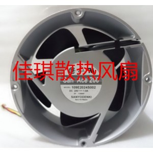 Sanyo 109E2024S002 24V 1.9A 4wires Cooling Fan