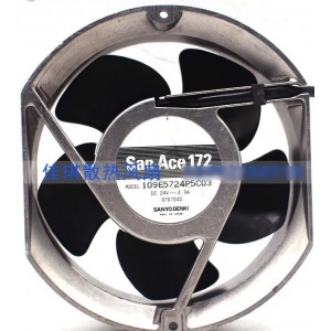 Sanyo 109E5724P5C03 24V 2.3A 3wires Cooling Fan
