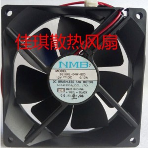NMB 3610KL-04W-B20 12V 0.12A 2wires Cooling Fan