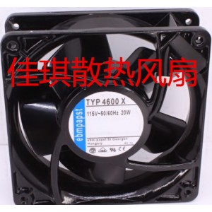 Ebmpapst 4600X 115V 20W Cooling Fan - Original New