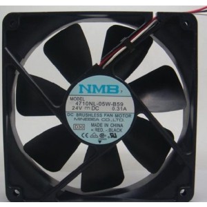 NMB 4710NL-05W-B59 24V 0.31A 3wires Cooling Fan