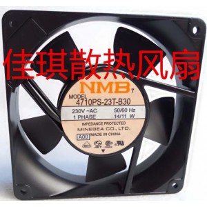 NMB 4710PS-23T-B30 4710PS-23T-B30-A00 230V 50/60Hz 14/11W Cooling Fan - New