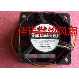 Sanyo 9A0612M4011 12V 0.06A  3wires Cooling Fan