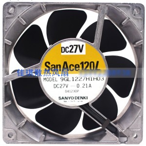 SANYO 9GL1227H1H03 27V 0.21A Cooling Fan
