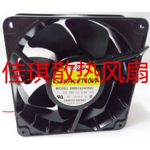 Sanyo 9WB1424H502 24V 0.6A 2wires Cooling Fan