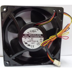 ADDA AD1248UB-F52 48V 0.23A 3 wires Cooling Fan - New