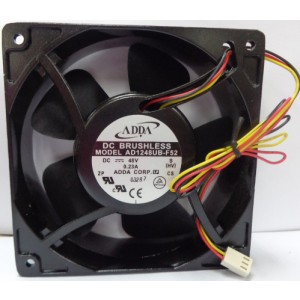 ADDA AD1248UB-F52 48V 0.23A 3wires Cooling Fan - New