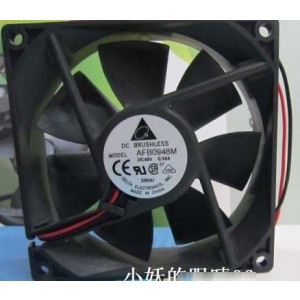 DELTA AFB0948M 48V 0.09A 2.4W 2wires Cooling Fan