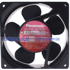 Panasonic ASEN104549 200V 15/13W 2wires Cooling Fan