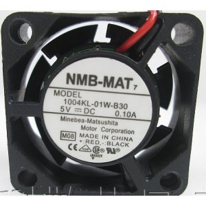 NMB 1004KL-01W-B30 5V 0.1A 2wires Cooling Fan