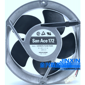 Sanyo 109E5724C506 24V 2.3A 55.2W 3wires Cooling Fan