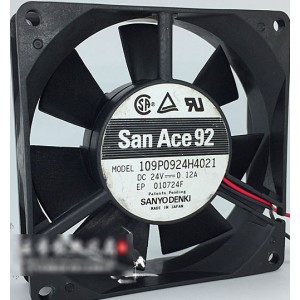 Sanyo 109P0924H4021 24V 0.12A Cooling Fan