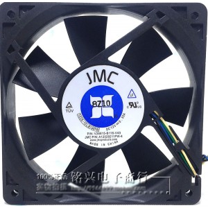 JMC DATECH 1225-12LB 12V 0.3A 4wires Cooling Fan
