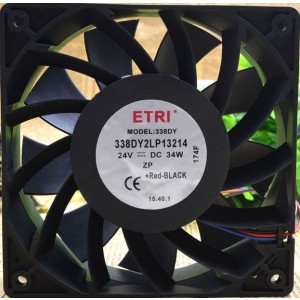 DELTA 338DY 24V 0.92A 2wires Cooling Fan
