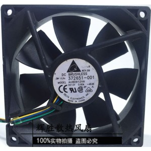 DELTA 372651-001 12V 0.6A 4wires Cooling Fan