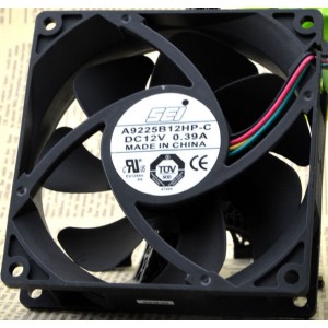 SEI 413978-001 12V 0.39A 4wires Cooling Fan