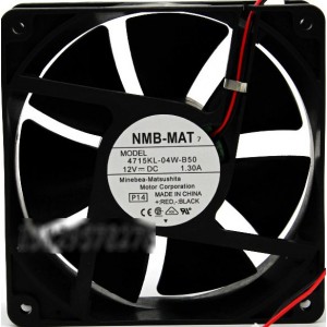 NMB 4715KL-04W-B50 12V 1.3A 2wires Cooling Fan