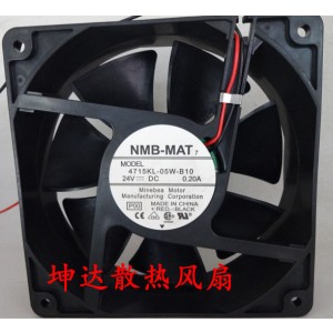 NMB 4715KL-05W-B10 24V 0.2A 2wires Cooling Fan