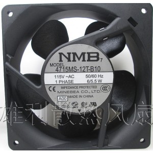 NMB 4715MS-12T-B10 115V 6/5.5W fan
