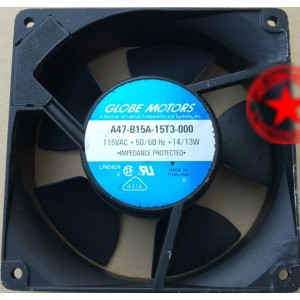 GLOBE MOTORS A47-B15A-15T3-000 115V 14/13W Cooling Fan