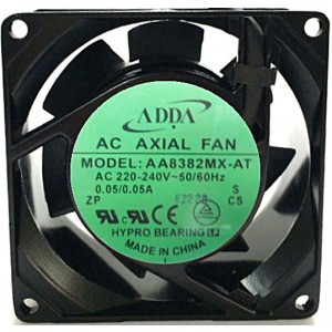 ADDA AA8382MX-AT 220/240V 0.05A 2wires Cooling Fan