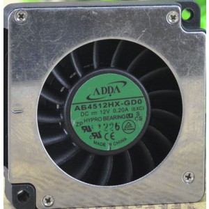 ADDA AB4512HX-GD0 12V 0.2A 2wires Cooling Fan