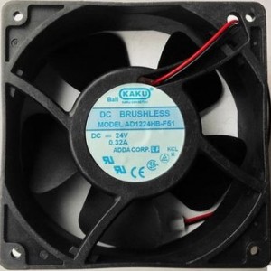 ADDA AD1224HB-F51 24V 0.32A 2 wires Cooling Fan