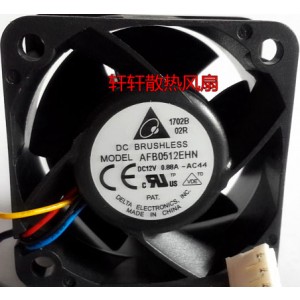 DELTA AFB0512EHN 12V 0.88A 4wires Cooling Fan