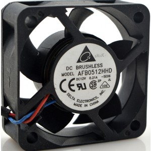 DELTA AFB0512HHD 12V 0.21A 3wires Cooling Fan
