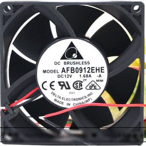 DELTA AFB0912EHE 12V 1.68A 3wires Cooling Fan