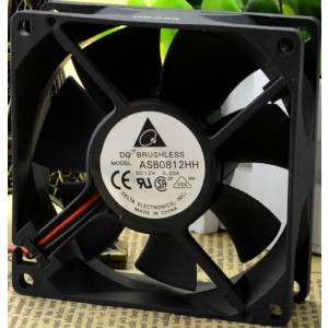 DELTA ASB0812HH 12V 0.3A 2wires Cooling Fan