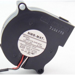 NMB BM5115-04W-B49 12V 0.16A 3wires Cooling Fan