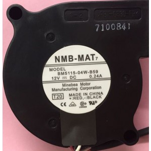 NMB BM5115-04W-B59 12V 0.24A 3wires Cooling Fan