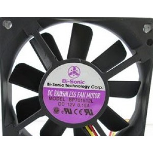 Bi-Sonic BP701512L 12V 0.15A 3wires Cooling Fan